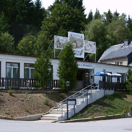 Pension Und Berggasthaus Kapellenstein Geyer Extérieur photo